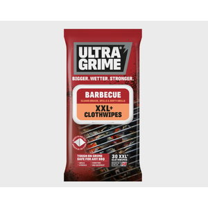 Mitrās tīrīšanas lupatiņas UltraGrime LIFE BBQ 30 