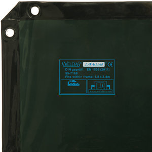 Welding Screen LAVAshield®, green 1.74 x 2.34 m