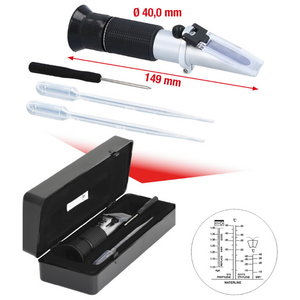 Jäähdytysnesteen/akkuhapon refraktometri, KS Tools