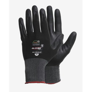 Gloves, Foamed Nitrile, Grips Regular 9