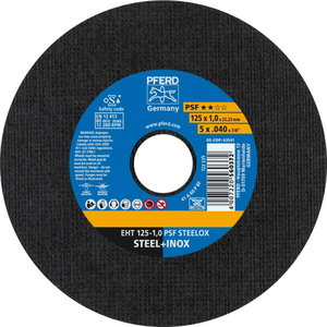 Режущий диск INOX 125x1,0x22 A60P PS-F, PFERD