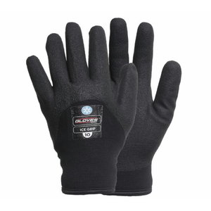 Pir&scaron;tinės, vinilo puta, Ice Grip, juoda 8, Gloves Pro&reg;