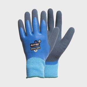 Gloves, double latex, 3/4 back, soft lining, Snow Grip, Gloves Pro®