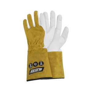 Metināšanas cimdi, MIG, dzelteni, 8, Gloves Pro®