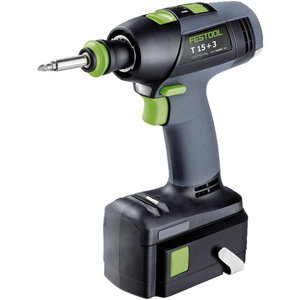 Akumulatora urbjmašīna-skrūvgriezis T 15 +3 Li Plus / 14,4V, Festool