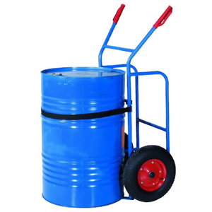 Drum truck BTS, capacity 250kg, wheels-pneumatic rubber, Intra