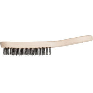 Rankinis vielinis šepetys HBU 40 Inox 0,3mm, Pferd
