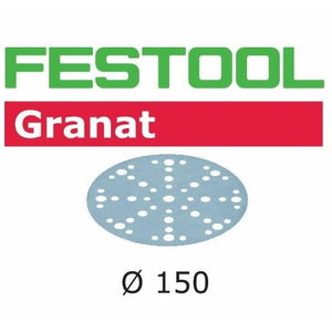 Slīpēšanas disks Velcro Velcro Granat 48 atveres 100gab. 150, Festool