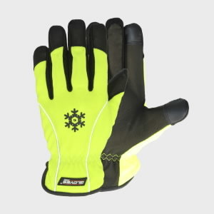 Talvekindad, kitsenahk, Spandex, HiViz, Mech-Traffic, Gloves Pro®