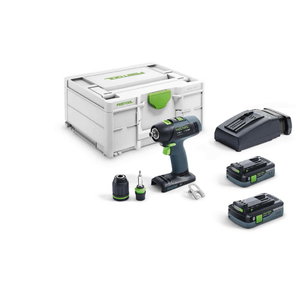Akumulatora urbjmašīna T 18+3 HPC 4,0 I-Plus,18V / 4,0 Ah x 2, Festool