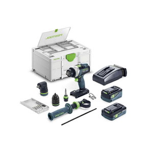 Cordless drill QUADRIVE TDC 18/4 5,0Ah/4,0Ah I-Set, Festool