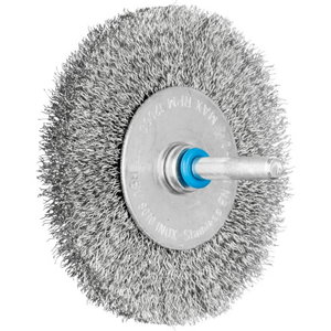 Diskveida drāšu birste RBU nerūsējošā tērauda 80x10/6mm 0,2mm, Pferd