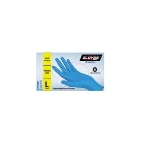 Gloves, nitrile, powderfree, disposable, L/9, Gloves Pro®