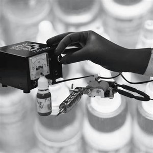 Gloves, nitrile, powderfree, disposable, GL897,  black M/8, Gloves Pro®