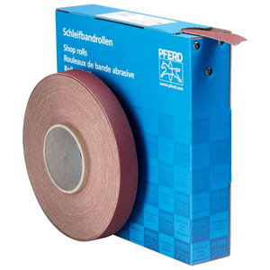 Grinding belt in a roll SBR 25mmx50m P120