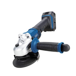 Akumulatora leņķa slīpmašīna CAG115-20ProS, 1x2,0 Ah, Scheppach