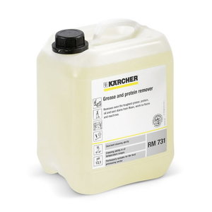 Fat and protein solvent cleaning agents, Kärcher