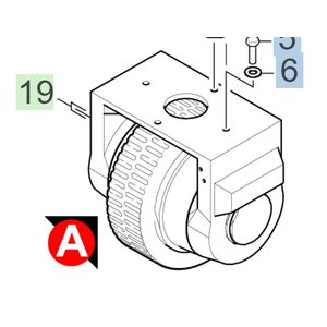 Wheel drive motor B90