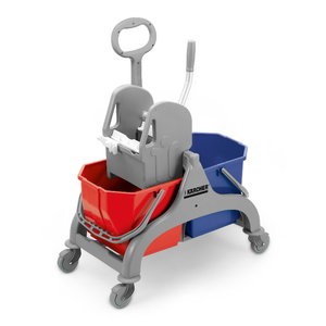 Double bucket trolley with squeezer, Kärcher
