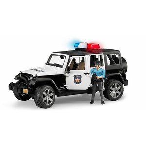 Jeep Wrangler + poliisi 1:16 BRUDER, GRANIT