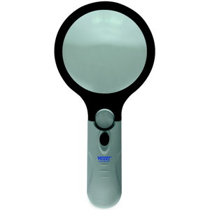 LED Handheld Magnifier, 2,5x, Ø 90 mm 
