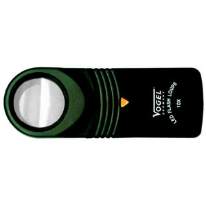 Handheld Magnifier with light 10x, 30mm, 3xAAA batteries