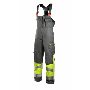 Welders bib-trousers Multi 6002, yellow/grey XL