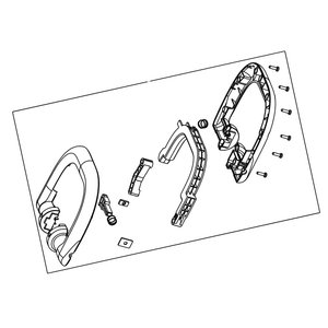 Front handle assembly WG261E