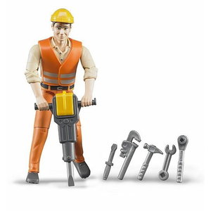 Construction worker 1:16 BRUDER
