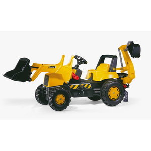 Pedaalidega kopp-laadur JCB 3CX ROLLY TOYS, Granit