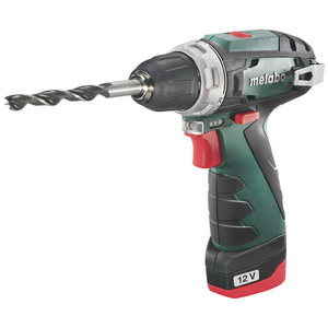Akumuliatorinis suktuvas/gręžtuvas PowerMaxx BS Basic 2x2,0A, Metabo