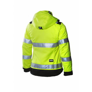 Naisten talvitakki 6013 huomioväri lk 2, hv-keltainen/musta, Dimex