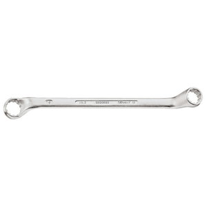 Double ended ring spanner 2 17x19mm, Gedore