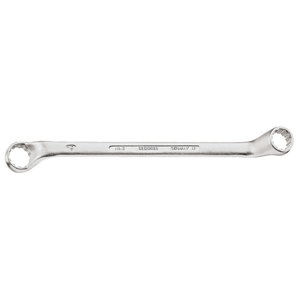 Double ended ring spanner 2 18x19mm, Gedore
