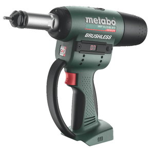 Akumuliatorinio kniediklio srieginėms kniedėms NMP 18 LTX BL M10 korpusas metaBOX145 