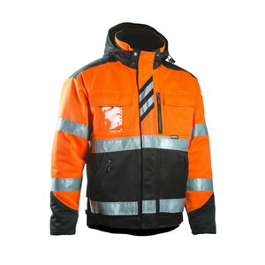Hi-vis ziemas jaka 60211, oranža/melna, Dimex