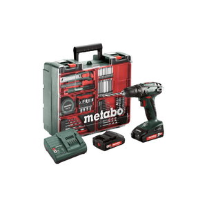 Cordless drill BS 18 - Mobile Workshop 74 accessories, Metabo