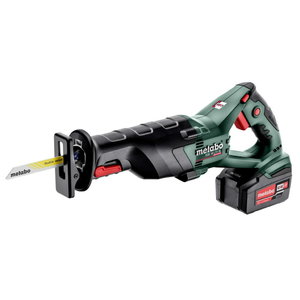 Akumuliatorinis tiesinis pjūklas SSE 18 LTX BL 2x5,2 Ah, Metabo