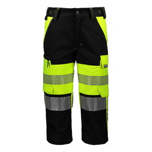 Hi-vis darba šorti 6069 Superstrech, dzelteni/melni, DIMEX