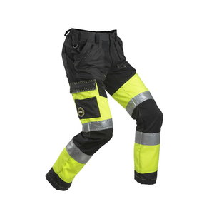 Kelnės 6077 Superstrech Hi-viz CL1,  juoda/geltona, DIMEX