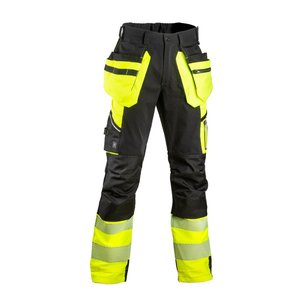 Product image of: Hi-Vis trousers 60851Y stretch, CL1 yellow/black 48, Dimex