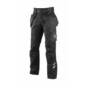 Superstretch hanging pocket trousers 6086, black/ dark grey, DIMEX