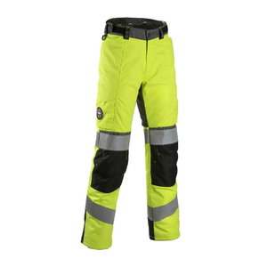 Winter worktrousers 6103, hi-vis CL2, grey/yellow/black, Dimex