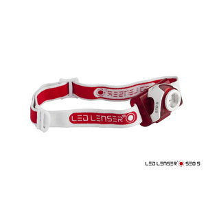 Galvas lampa SEO5 Red, 3xAAA, white/red light, IPX6, 180lm 