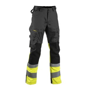 Welders stretch-trousers Multi 6112, yellow/black 50