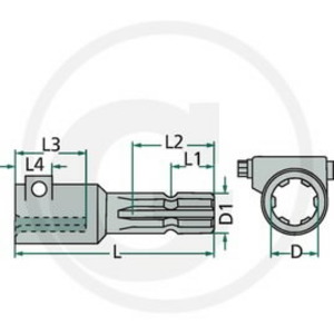 GRANIT Reducing piece