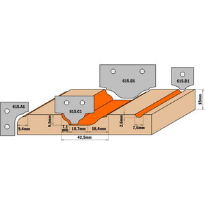 Peilis HW (PROFILE B1) 50X30X2 