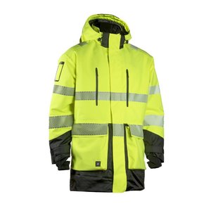 Talvejope parka 6159Y kõrgnähtav CL3, kollane XS