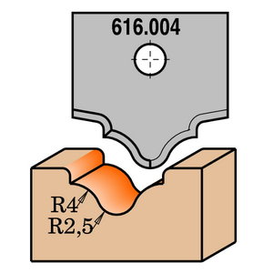 Frezavimo peilis MDF RH tinka 616.200 kotui, CMT