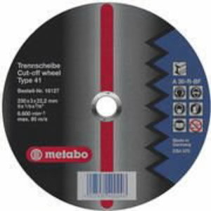 Diskas pjovimo metalui 230x3,0x22,2mm Stand, Metabo
